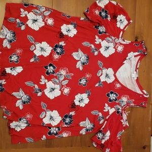 Dressbarn Cold Shoulder Top